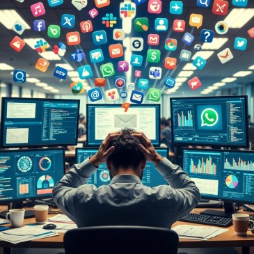 La tecnología prometió productividad… y terminó fragmentando la atención de toda la empresa.